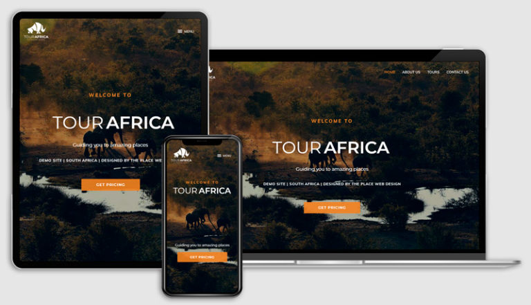 The Place Web Design Table View Developer_Portfolio_Tour-Africa_Tour-Site_Website